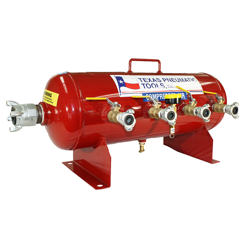 Texas Pneumatic TX2AMF 15 gallon ASME air manifold