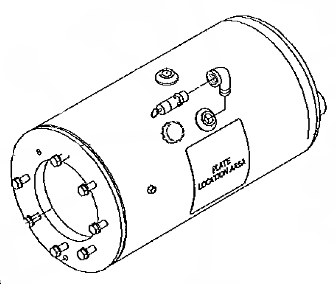 Air/Oil Horizontal Receiver with Separator